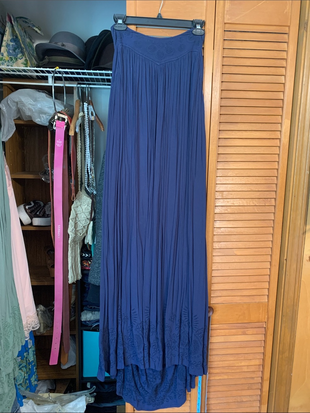 Free People Blue Maxi Dress